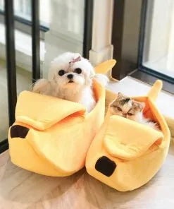 Banana Pet Bed – Funny Dog & Cat House