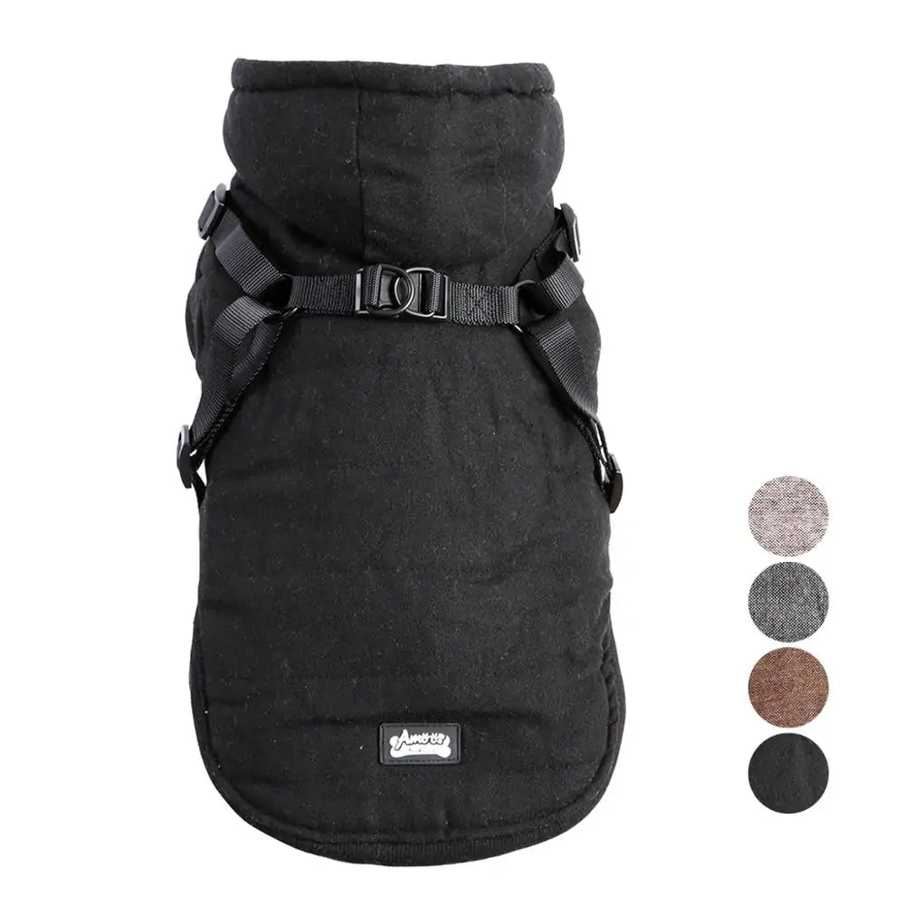 Fleece Padded Dog Harness Coat